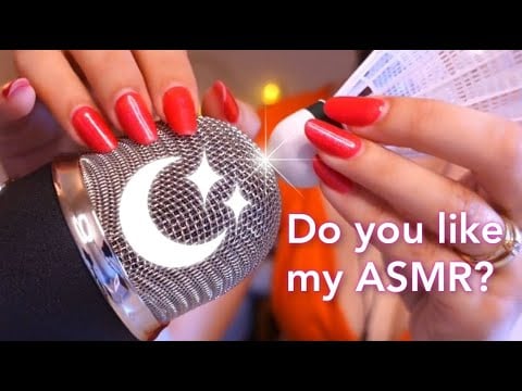 Do you like my ASMR? 🤗 Mic Scratching & Sticky sounds (Glue Stick on Mic) for Sleep & Tingles.