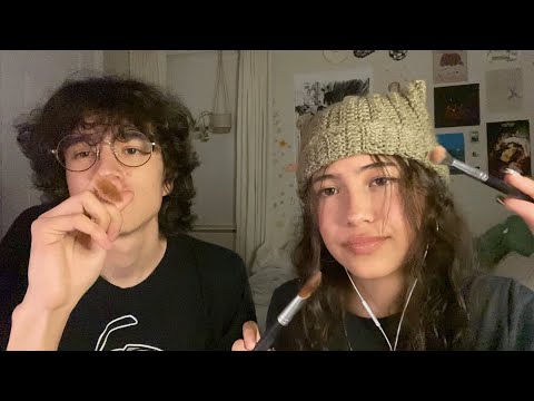 ASMR My Sister Does Latina Makeup On Me