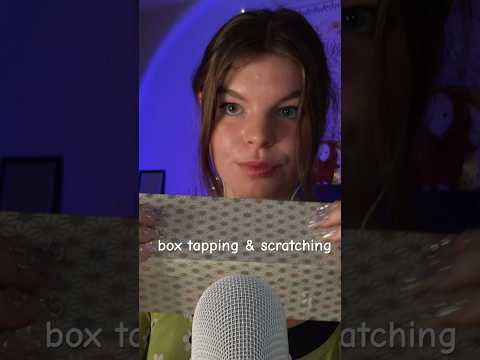 ASMR tingly box tapping (nail sounds) #asmr