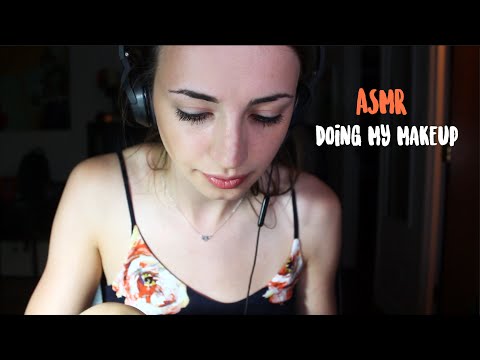 ASMR - Doing My Makeup...At Night *Soft Spoken*