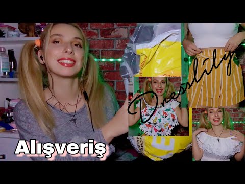 ASMR TÜRKÇE  / DRESSLİLY (HAUL)  ALIŞVERİŞİM / YANLIŞ NE GELDİ (XXL) / %20 gümrük vergisi nedir🧐