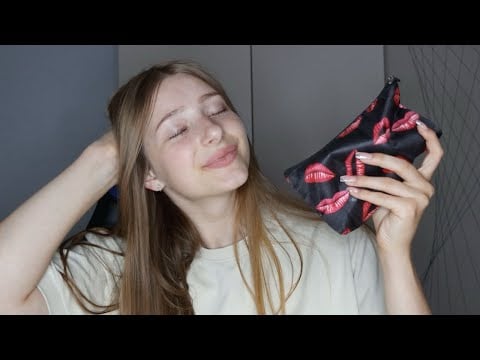 ASMR What’s In My Makeup Bag? Soft Whispers & Tapping