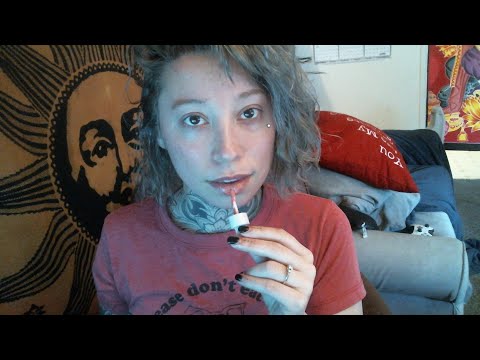 ASMR ~ Lipgloss pumping, Tapping, and Mouth Sounds ~ pt.2