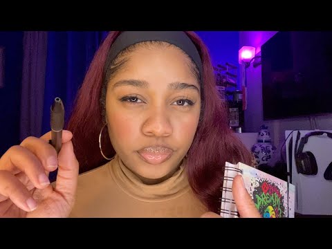 ASMR- Guessing Everything Wrong About You 😓💔 (WRITING SOUNDS, PEN NIBBLING, PERSONAL QUESTIONS)