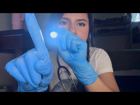 ASMR Quick Cranial Nerve Exam (No Talking)