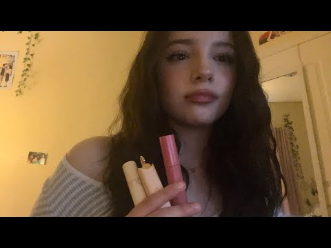 asmr doing your lipstick