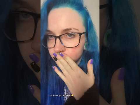 please… take a chewing gum 🤢 #shorts #asmrroleplay #asmrwhisper #asmr