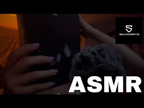 ASMR - Unboxing Wireless Headphones (SOUNDPEATS SPONSER)