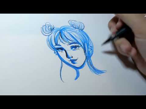 ASMR Soft spoken Drawing with color pencils Update video