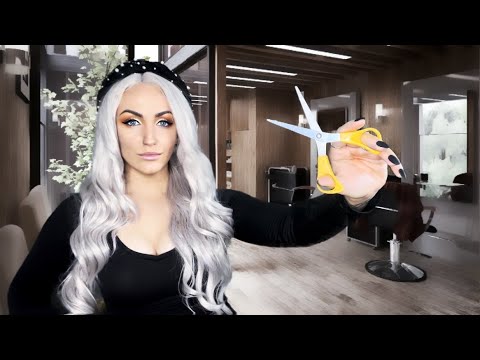 ✂️ASMR Haircut Role Play 💇‍♀️ Big Chop! (REAL Hair Cutting Sounds!)