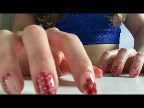 ASMR | build up tapping (crisp tapping with long nails) 🫨✨
