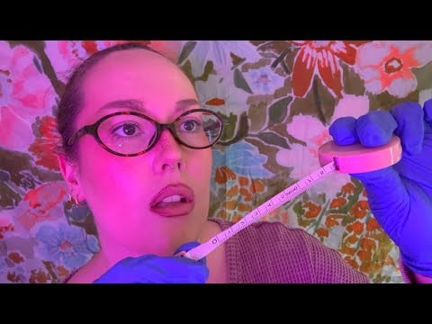 ASMR | 360° Measuring Your Ears! - Writing, Soft Spoken & Close Whispers, Gloves, Palpation, Tissues