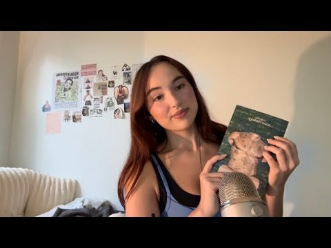 asmr my fav books 📚 book tapping & tracing, whisper ramble 