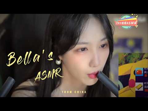 【贝拉小姐姐 ASMR】敲击木块，双倍快乐，手势