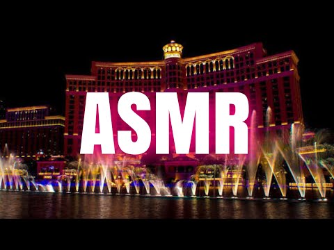 ASMR IN LAS VEGAS LIGHT SHOW + ARTE MUSEUM ALONG WITH MOUTH SOUNDS 