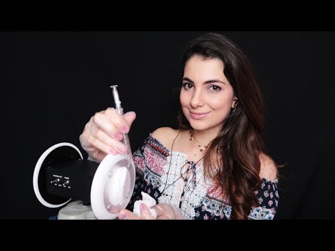 ASMR 3Dio: Colocando piercing nas suas orelhas