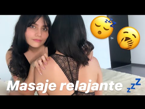 Masaje MUY relajante a mi roomie- María ASMR