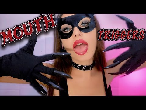 HALLOWEEN MARATHON ASMR: Intense Mouth Triggers, Visuals, Ear Massage, Deep Relaxation, Whisper