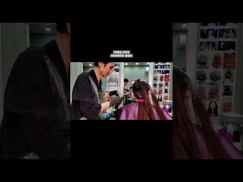 ASMR 시각과청각의 활성화 훼이스라인 #블랙빼기 집에서 급해서 명도를 못맞춰서 앞쪽만 빽은 멋내기~ASMR visual and auditory