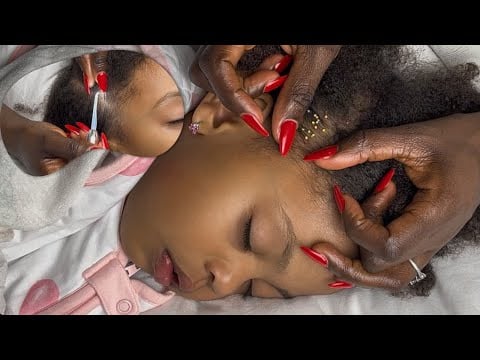 ASMR ATTENTIVE Nitpicking sooo many on my toddler as she slept 