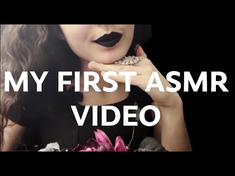 My First ASMR Video (Tapping, Handmovements, Whispering)