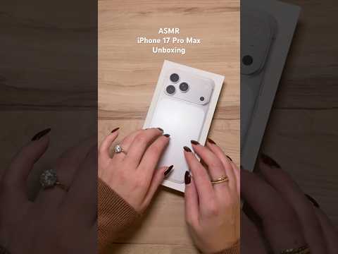 ASMR iPhone 17 Pro Max Unboxing *no talking* #asmr #asmrvideos #whispering #unboxing #iphone