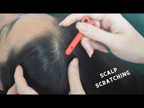 ASMR Hair Parting Real Person With Snoring, Breathing Sounds For Relieve Stress, Unwind