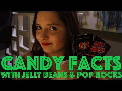 ASMR Candy Facts With Jelly Bean & Pop Rocks Eating