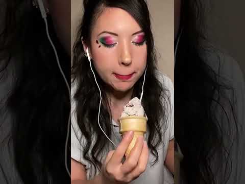 ASMR Mukbang- Nieve Oreo #shorts