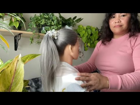 ASMR  Bridal Hair STYLING  Perfectionist Hair Fixing , Adjustments , Finishing Touches Enjoy 🤣