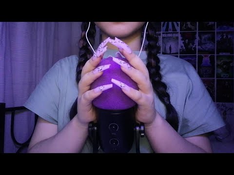 asmr invisible scratching (with long nails)