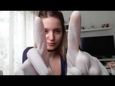 ASMR short 5 - latex gloves and hand movements