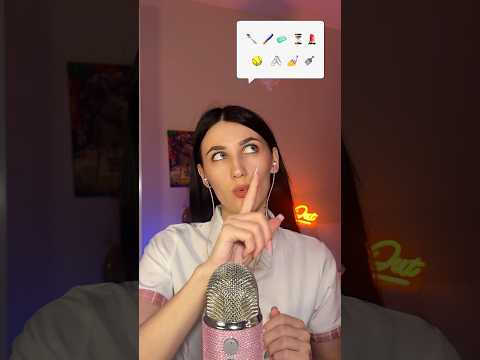 ASMR Emoji Challenge #asmr #relax #tingles #short