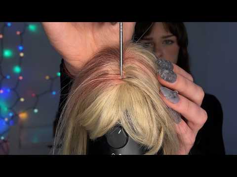 Middle Part Scratching with Metal Stick [ASMR] (No Talking)
