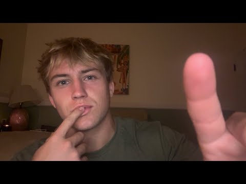 ASMR| spit painting, camera touching & moving, hand movements