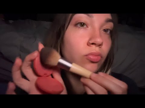 ASMR doing your makeup roleplay