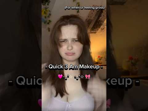 Quick 3am makeup ew #shorts #makeup