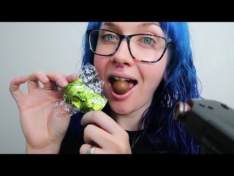 ASMR Pistachio Lindor Chocolate Sucking Sounds & Wrapper Crinkles