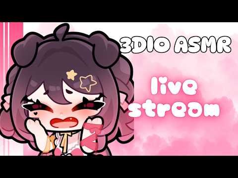 3DIO ASMR ♡ Close-Up Ear Lickies for You ˖ ࣪⚝⋆  layered mouth sounds & gentle whispers~