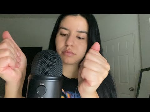 ASMR - hand sounds & fabric scratching :) 