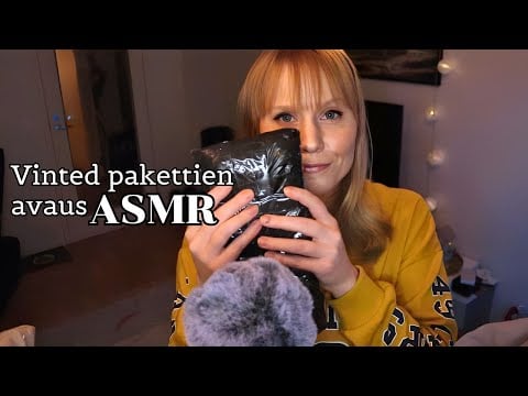 Vuoden ekat Vinted ostokset🌠(package sounds) ASMR SUOMI