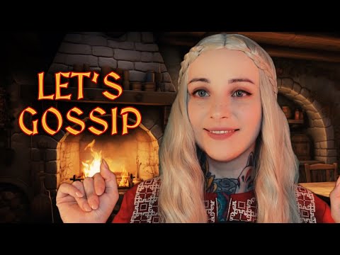 Legendary Tavern ASMR // vocal fry, soft spoken, tales and drinks