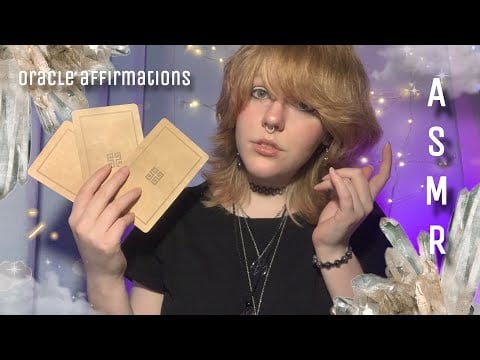 ASMR | Pick a Crystal, Receive Custom Affirmations 🖤 WITH RAIN SOUNDS