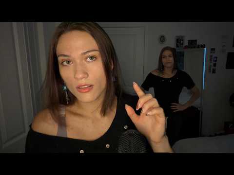 ASMR Up Close and Far Away (unintelligible whisper/soft spoken)