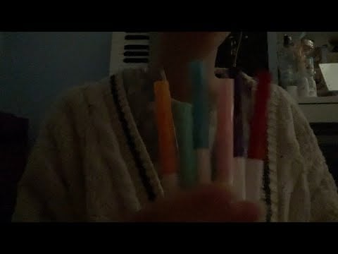 asmr follow my instructions (finger tapping, blinking, dull or sharp, drawing)