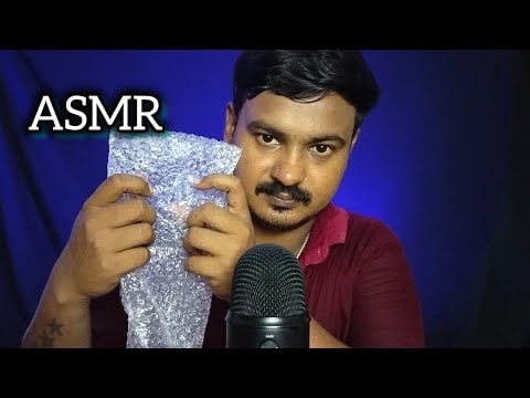 I'm doing ASMR (Tapping, scratching, whispering,Crinkling)
