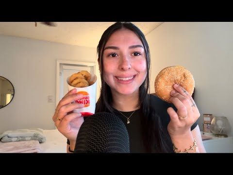 ASMR EATING BURGER KING 