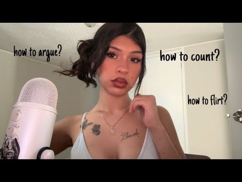 ASMR teaching you Spanish 