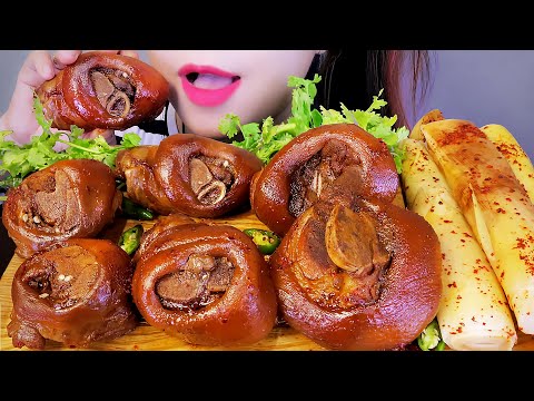 ASMR GIÒ HEO HẦM COCA - cola stewed pork hocks EATING SOUNDS | LINH ASMR