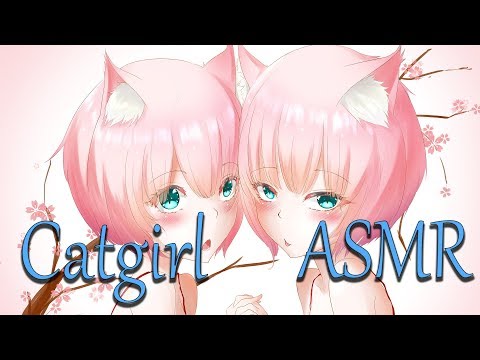 【ASMR】Bilingual Twin Cat Girl Cuddles (Binaural/Nyas/Soft Breathing) ((REUPLOAD))